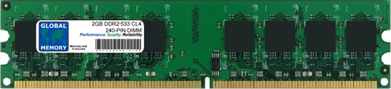 2GB DDR2 533MHz PC2-4200 240-PIN DIMM MEMORY RAM FOR FUJITSU-SIEMENS DESKTOPS